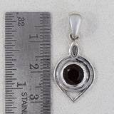 925 Staling Silver Garnet Pendant