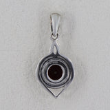 925 Staling Silver Garnet Pendant