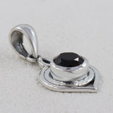 925 Staling Silver Garnet Pendant