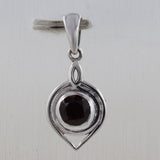 925 Staling Silver Garnet Pendant