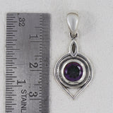 925 Staling Silver Garnet Pendant