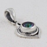 925 Staling Silver Garnet Pendant