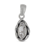 925 Sterling Silver Herkimer Diamond Pendant