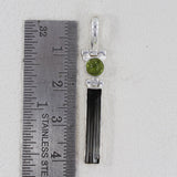 925 Silver Green Tourmaline Pendant