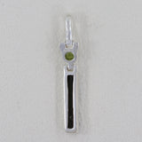 925 Silver Green Tourmaline Pendant