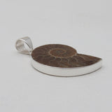 925 Silver Ammonite Fossil Pendants