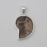 925 Silver Ammonite Fossil Pendants