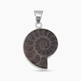 925 Silver Ammonite Fossil Pendants