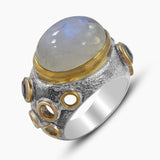 925 Sterling Silver Labradorite Rings