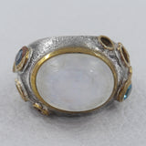 925 Sterling Silver Labradorite Ring