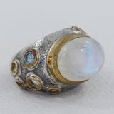 925 Sterling Silver Labradorite Ring