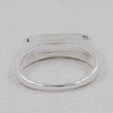 Blue Fire Rainbow Moonstone 925 Silver Ring