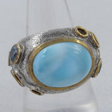 925 Sterling Silver Labradorite Ring