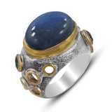 925 Sterling Silver Labradorite Ring