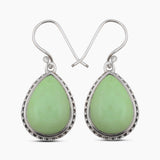 Lemon Chrysoprase Silver Pendant Sets
