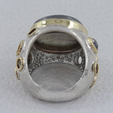 925 Sterling Silver Labradorite Ring