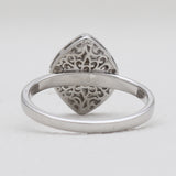 Uncut Diamond Silver Rings