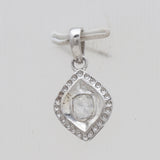 925 Sterling Silver Uncut Diamond Pendants