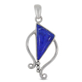 925 Sterling Silver Morado Opal Pendant