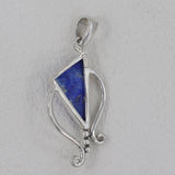 925 Sterling Silver Morado Opal Pendant