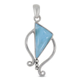 Spiny Oyster Turquoise Pendant in 925 Sterling Silver