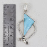 Spiny Oyster Turquoise Pendant in 925 Sterling Silver