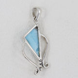 925 Sterling Silver Morado Opal Pendant