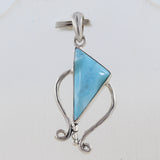 Spiny Oyster Turquoise Pendant in 925 Sterling Silver