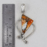 925 Sterling Silver Morado Opal Pendant