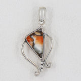 925 Sterling Silver Morado Opal Pendant