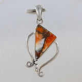 925 Sterling Silver Morado Opal Pendant