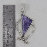 925 Sterling Silver Morado Opal Pendant