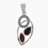925 Sterling Silver Amethyst Pendants