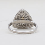 925 Sterling Silver Uncut Diamond Rings