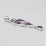 Amethyst Lace Silver Pendants