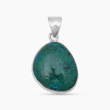 Chrysocolla Silver Pendants