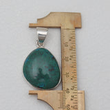 Chrysocolla Silver Pendants