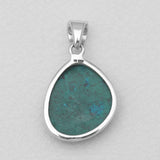 Chrysocolla Silver Pendants