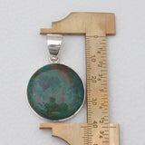 Chrysocolla Silver Pendants