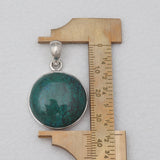 Chrysocolla Silver Pendants