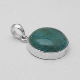 Chrysocolla Silver Pendants