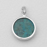 Chrysocolla Silver Pendants