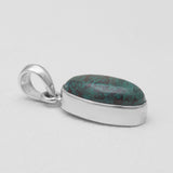Chrysocolla Silver Pendants