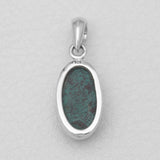 Chrysocolla Silver Pendants