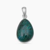 Chrysocolla Silver Pendants