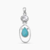 Mexican Turquoise Silver Pendants