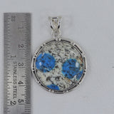 925 Sterling Silver K2 Jasper Pendant