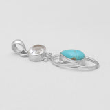 Mexican Turquoise Silver Pendants