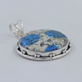 925 Sterling Silver K2 Jasper Pendant