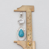 Mexican Turquoise Silver Pendants